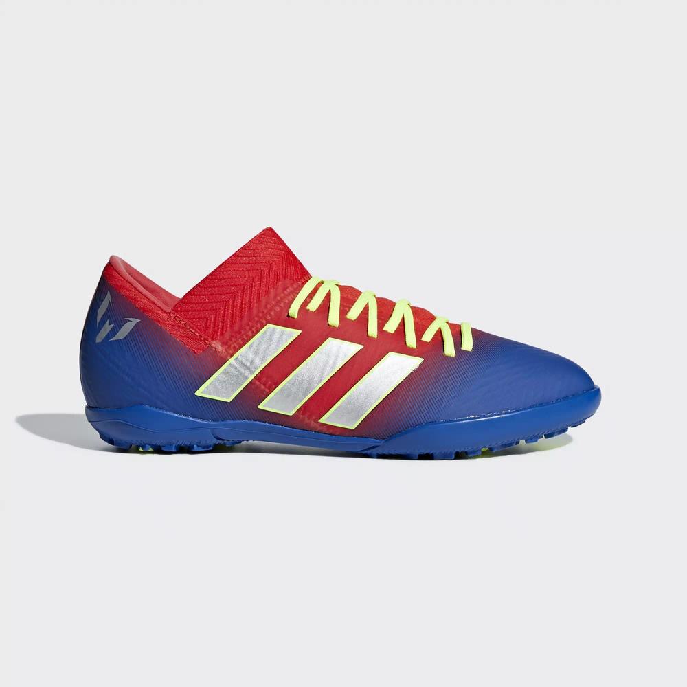 Adidas Nemeziz Messi Tango 18.3 Turf Tenis De Futbol Rojos Para Niño (MX-96038)